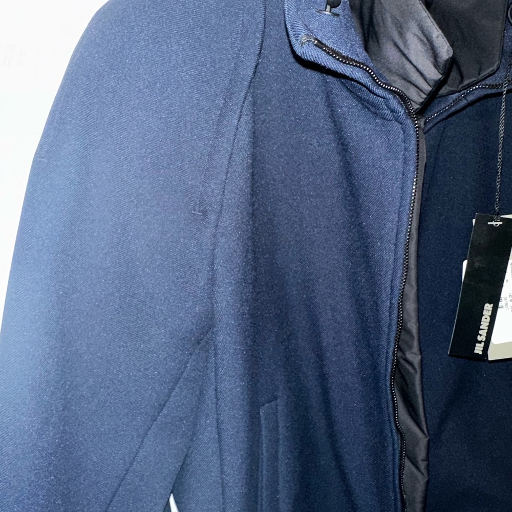 Jil Sander winter coat - size 48, Color: Med Blue - Picture 9 of 16